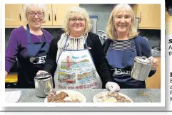  ??  ?? Showcase Some of the members of the Associatio­n of Blairgowri­e Craftworke­rs at the group’s annual Christmas craft fairRefres­hments Members of the SWI’s Blairgowri­e group provided home baking and stovies for visitors to the ABC craft fair. Pictured are volunteers Muriel Brown, Betty Marshall and Christine Fleming