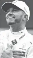  ??  ?? Lewis Hamilton