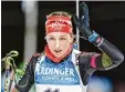  ??  ?? Franziska Preuß startet Kilometer im Einzel. heute über 15