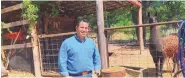  ?? LISA MASCARO/LA TIMES ?? Rep. Ben Ray Luján, chairman of the Democratic Congressio­nal Campaign Committee, at his family farm in New Mexico.