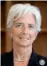  ??  ?? Christine Lagarde, IMF chief