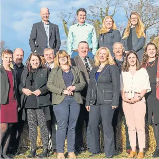  ?? Picture: Craig Stephen. ?? The Agritouris­m Monitor Farm Project launch at Briarlands Farm, Stirling.