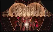  ?? MATTHEW MURPHY ?? Derek Lane designed the glorious, eye-pleasing “Moulin Rouge” set.