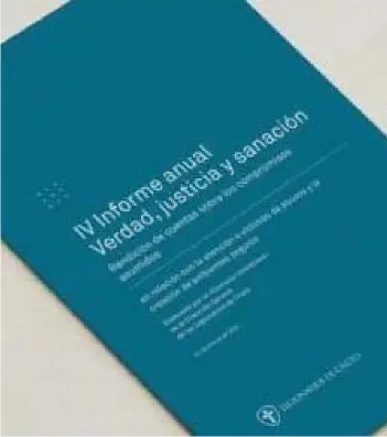  ?? ?? ► También se da cuenta del programa de reparación económica y apoyo para víctimas.