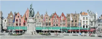  ??  ?? The Markt, which dates from 958, is a focal point of Bruges.