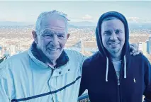  ?? Associated Press ?? Gary Drake and his son Mitch say their goodbyes in February in Portland, Ore., where physician-assisted death is allowed.