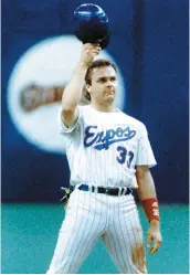  ?? PHOTO D’ARCHIVES ?? En six saisons avec les Expos, Larry Walker a frappé 666 coups sûrs, dont 99 circuits et 384 points produits.