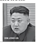  ??  ?? KIM JONG UN