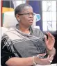  ?? PICTURE: SBONELO NGCOBO ?? The buck stops here: Mayor Zandile Gumede is on a mission to clean up the municipal house.