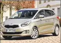  ?? BILD: KIA ?? Der Carens 2017 mit anderer Frontparti­e