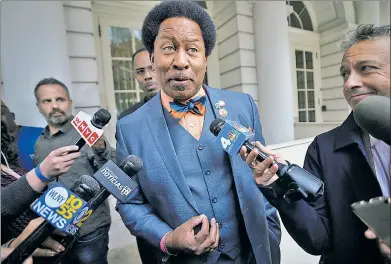  ??  ?? IT’S GO TIME? City Councilman Andy King of The Bronx is at risk of getting thrown out of his position after the ethics committee again found ongoing evidence of wrongdoing against staff and the misuse of funds.