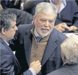  ?? Hernán zenteno ?? De Vido ayer, tras la votación