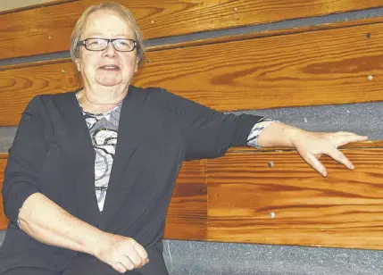  ?? BRYCE DOIRON/SPECIAL TO THE TRURO NEWS ?? Judy Smith spent almost 44 years at the former Nova Scotia Agricultur­e College, now Dal AC, holding various positions – the most prominent being athletics director.