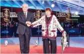  ??  ?? Martin Scorsese et Agnès Varda au Festival de Marrakech