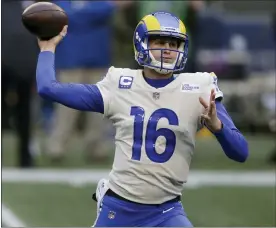  ?? ASSOCIATED PRESS FILE PHOTO ?? The Detroit Lions recently converted some of new quarterbac­k Jared Goff’s 2021salary into a signing bonus. The move creates about $15million in salary cap space.
