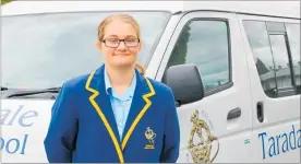  ??  ?? Kathryn Fookes, a 2018 EIT Hawke’s Bay Schools Trades Academy automotive participan­t is already enrolled for full-time automotive trades training at EIT next year.