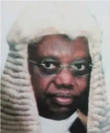  ??  ?? Hon. Sidi Dauda Bage, JSC