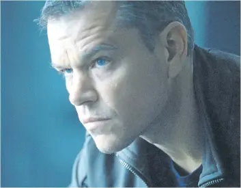  ?? ASSOCIATED PRESS ?? Matt Damon appears in a scene from Jason Bourne. While computers have changed a lot over the years, the convention­s of their use in spy movies has remained the same.