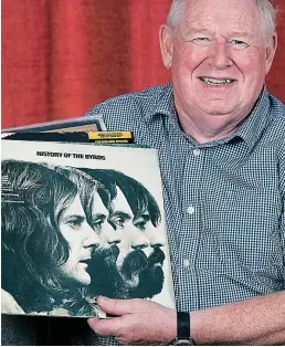  ??  ?? Music fan: Trevor Bailey and some of his prized albums