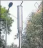  ?? MOHD ZAKIR/HT ARCHIVE ?? NDMC had earlier installed 55 n smart poles which also serve as air quality monitors.