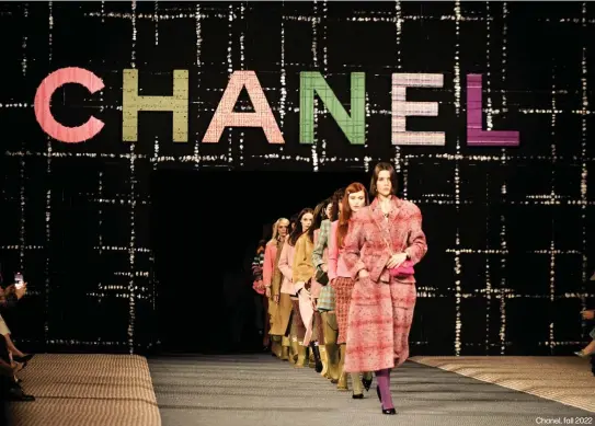  ?? ?? Chanel, fall 2022