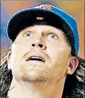  ??  ?? JACOB DEGROM Has 12.10 ERA in last two starts.