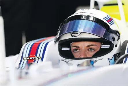  ?? MARK THOMPSON/GETTY IMAGES ?? Susie Wolff of Great Britain is one of the female developmen­t drivers yet to receive an F1 ride.