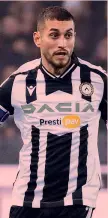  ?? GETTY ?? Argentino Roberto Pereyra, 32 anni, è tornato a Udine nel 2020