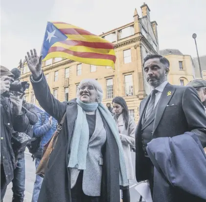  ??  ?? 0 Former Catalan politician and University of St Andrews professor Clara Ponsati faces a charge of sedition