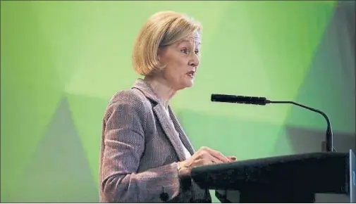  ?? RAFAEL MARCHANTE / REUTERS ?? La presidenta de supervisió­n del BCE, Danièle Nouy. interviene hoy en un foro financiero en Madrid