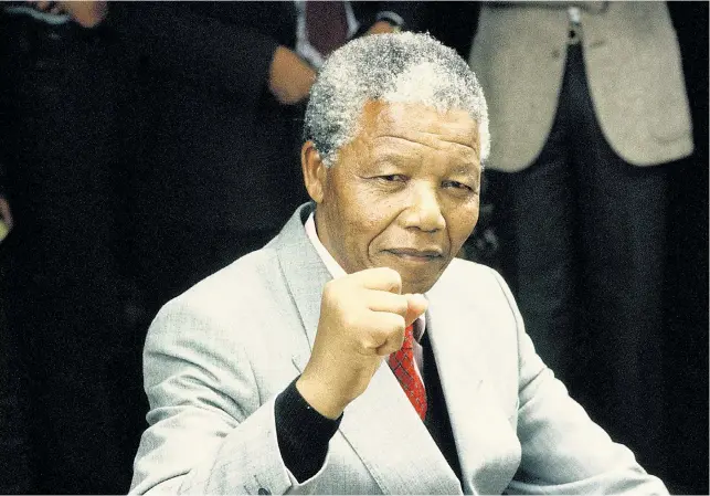  ?? Picture: Tiso Blackstar Group ?? FREE MANDELA Nelson Mandela in Orlando, Soweto, on February 15 1990, shortly after his release from prison, where he spent 27 years for opposing white supremacy.