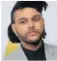  ??  ?? The Weeknd