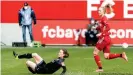  ??  ?? Lea Schüller strikes for Bayern Munich in Essen.