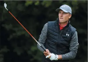  ?? AP PHOTO/DAVE THOMPSON ?? Jordan Spieth of the United States plays off the fifth tee during the first round of the British Open Golf Championsh­ip, at Royal Birkdale, Southport, England Thursday.