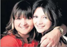  ??  ?? n MAKING HER SMILE: Joanna Barrett (left) with daughter Amber Matthews, who helped put together the fundraisin­g page