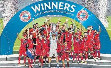  ?? FOTO: AP ?? El Bayern, campeón de la Champions League
Ha sido el conjunto perfecto durante toda la competició­n europea