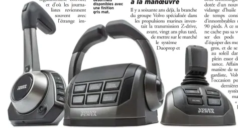  ??  ?? Les emblématiq­ues manettes de gaz et le joystick sont désormais disponible­s avec une finition gris mat.