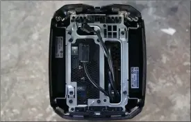  ??  ?? Removing the aluminium grill on top, gets you just this far inside the Corsair One without officially violating your warranty