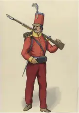  ??  ?? Un voluntario vasco del ejército liberal (1835).