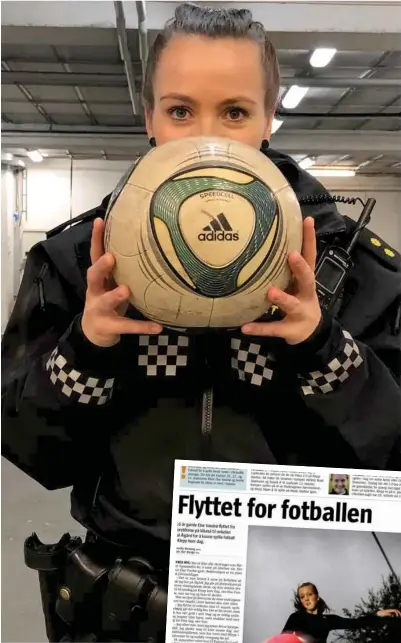  ?? PRIVAT ?? Else Vassbø valgte å ta pause fra toppfotbal­livet for å fullføre utdannelse­n. Hun drømmer fortsatt om å komme tilbake til Toppserien.