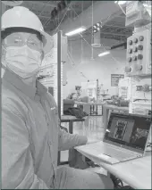  ?? Courtesy photo ?? James Johnson toured TSTC'S Industrial Systems program and immediatel­y knew it was a career he wanted to pursue.