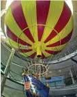  ?? Archivfoto: Marcus Merk ?? Im Gersthofer Haushalt für 2018 sind auch 49 000 Euro enthalten, damit eine neue Hülle angeschaff­t werden kann, wenn dem Ballon im Ballonmuse­um et was passiert.