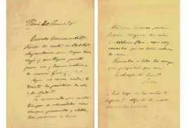  ??  ?? LIGHTER SIDE OFHERO Jose Rizal’s 1888 letter to his parents tells of his routine as a new student in Madrid.