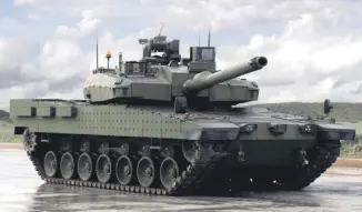  ??  ?? As part of the deal to mass produce Turkey’s first locally developed main battle tank, Altay, 40 units will initially be made, following which a further 210 tanks will be built.