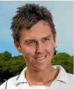  ??  ?? Northern Districts’ Trent Boult is interviewe­d on his selection for the Black Caps in 2011.