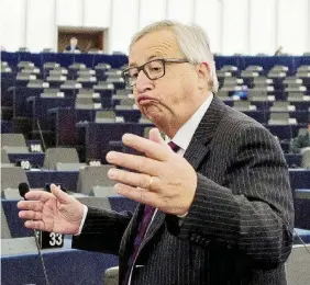  ?? Ansa ?? JunckerIl presidente della Commission­e Ue ieri ha attaccato l’ungherese Viktor Orbán