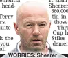  ??  ?? WORRIES: Shearer