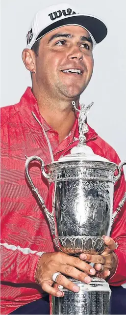  ?? Picture: Getty. ?? Gary Woodland won the US Open by three shots.