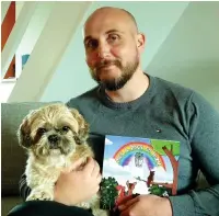  ??  ?? John Jones, from Carmarthen, has published his first children’s book which encourages littles ones to learn about the importance of recycling.