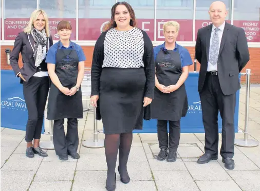  ?? Carrington­s Catering staff are given support in balancing their work and family commitment­s ??